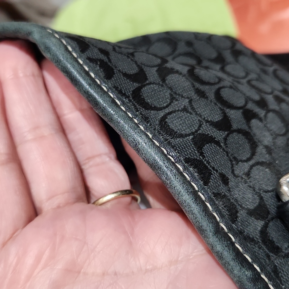 Coach Black Signature Canvas Tote Bag - Picture 6 of 6